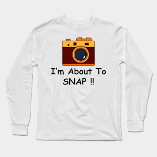 Snap Long Sleeve T-Shirt